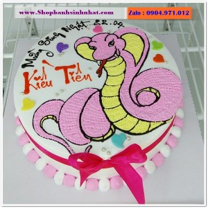 Bánh Sinh Nhật Con Rắn Tuổi Tỵ - R27